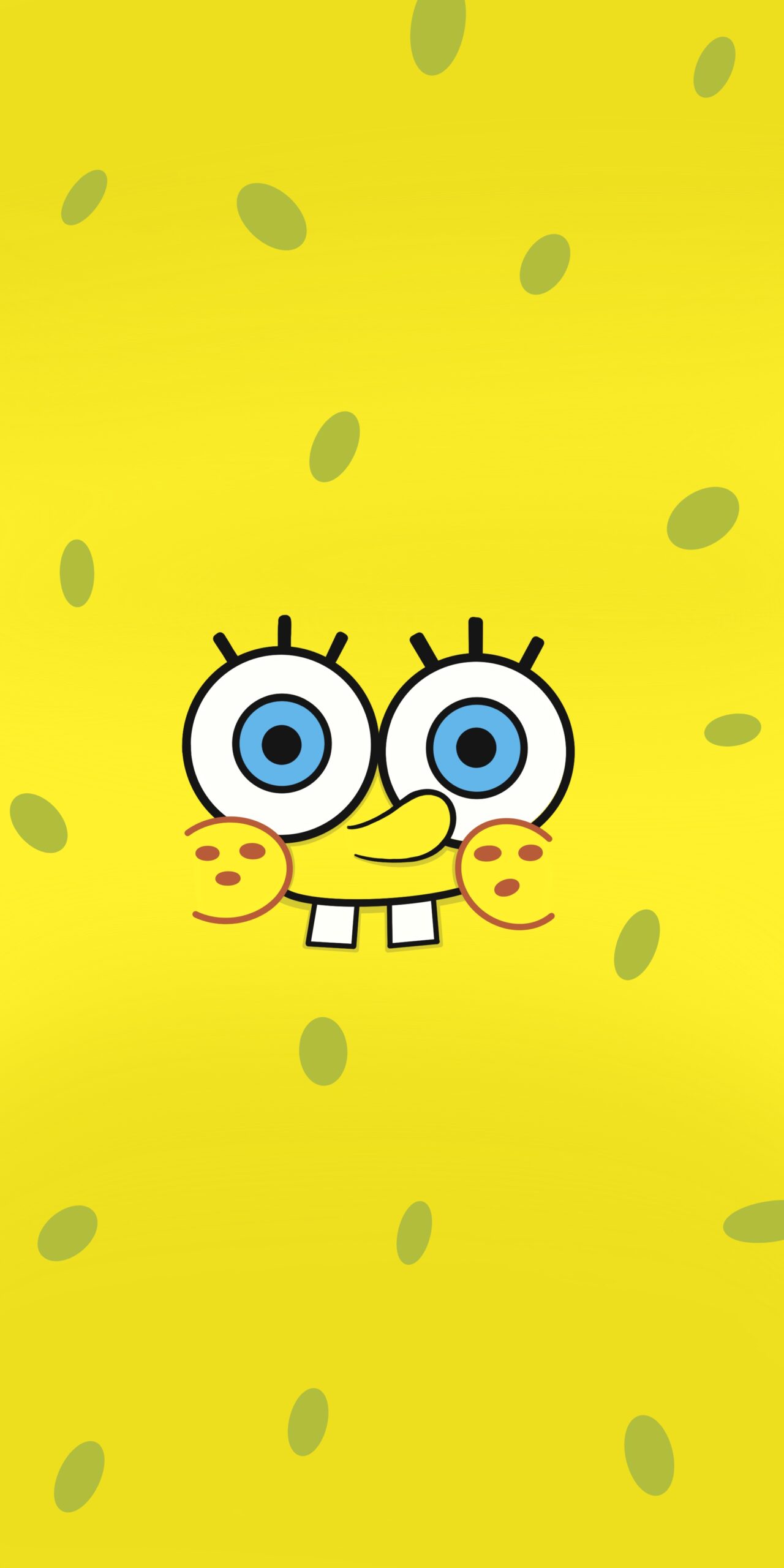 spongebob smiling face wallpaper