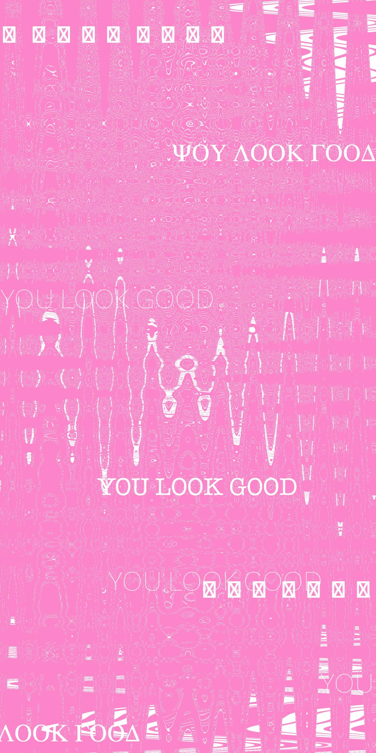 you look good pink background wallpaper