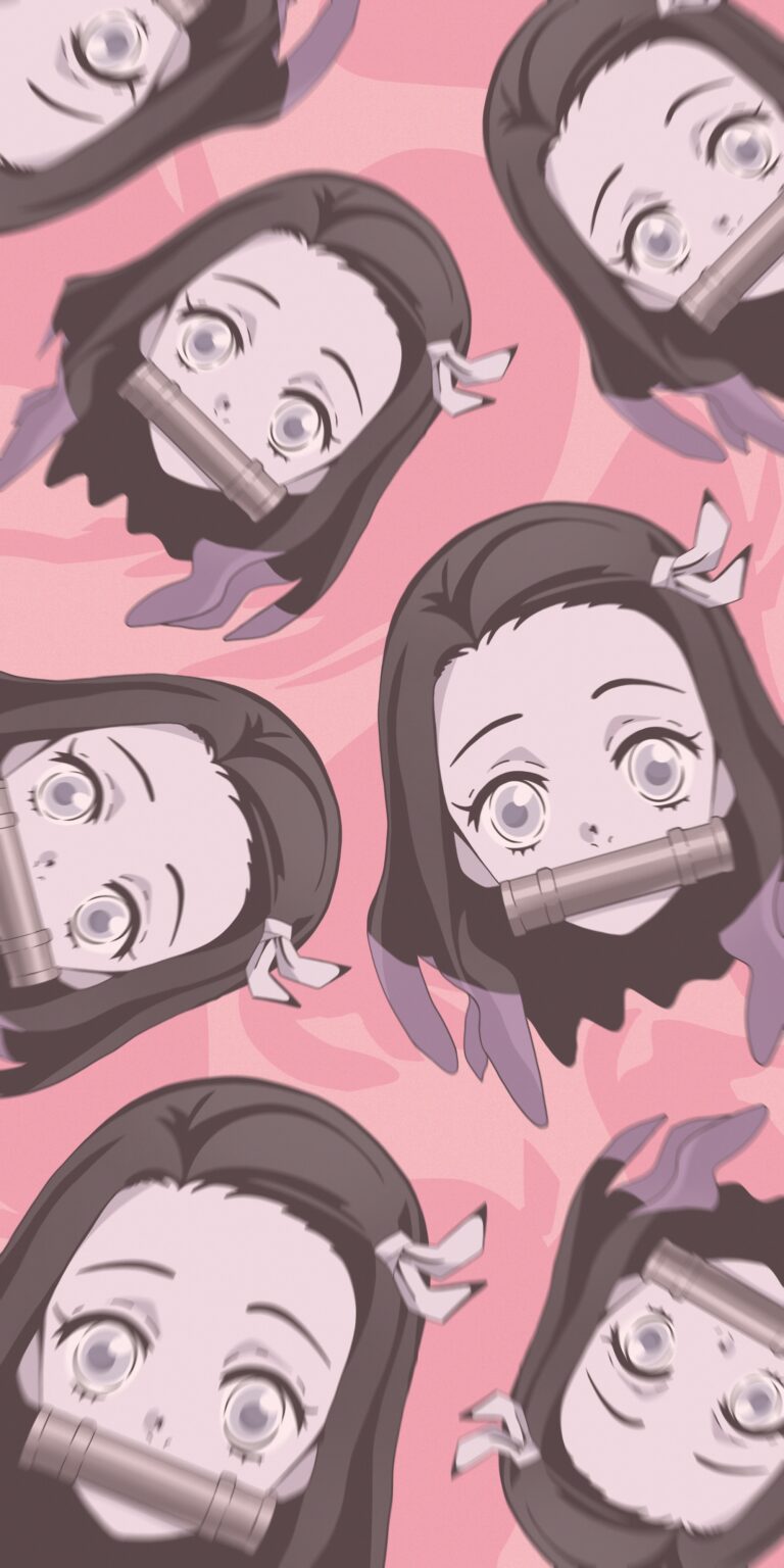 Demon Slayer Wallpaper with Nezuko - Cute Anime Wallpapers for Phone
