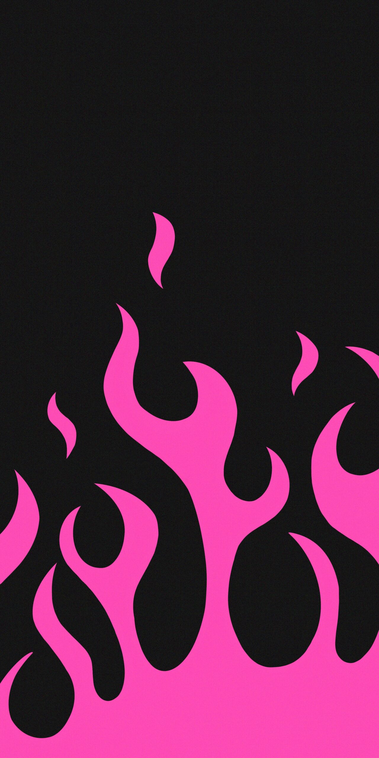 flame pink black wallpaper