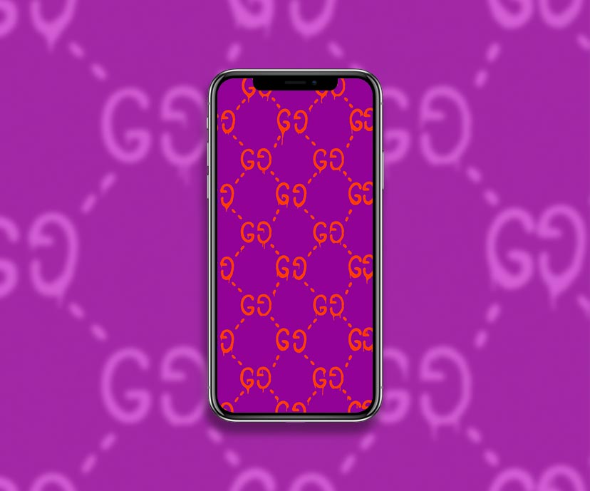 gucci ghost pattern purple wallpapers collection