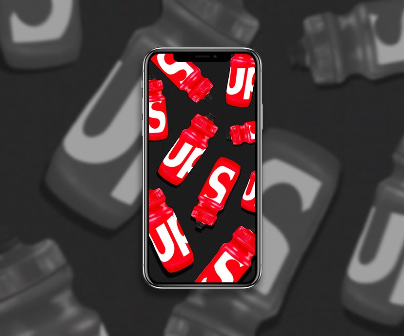 supreme sports bottle black wallpapers collection