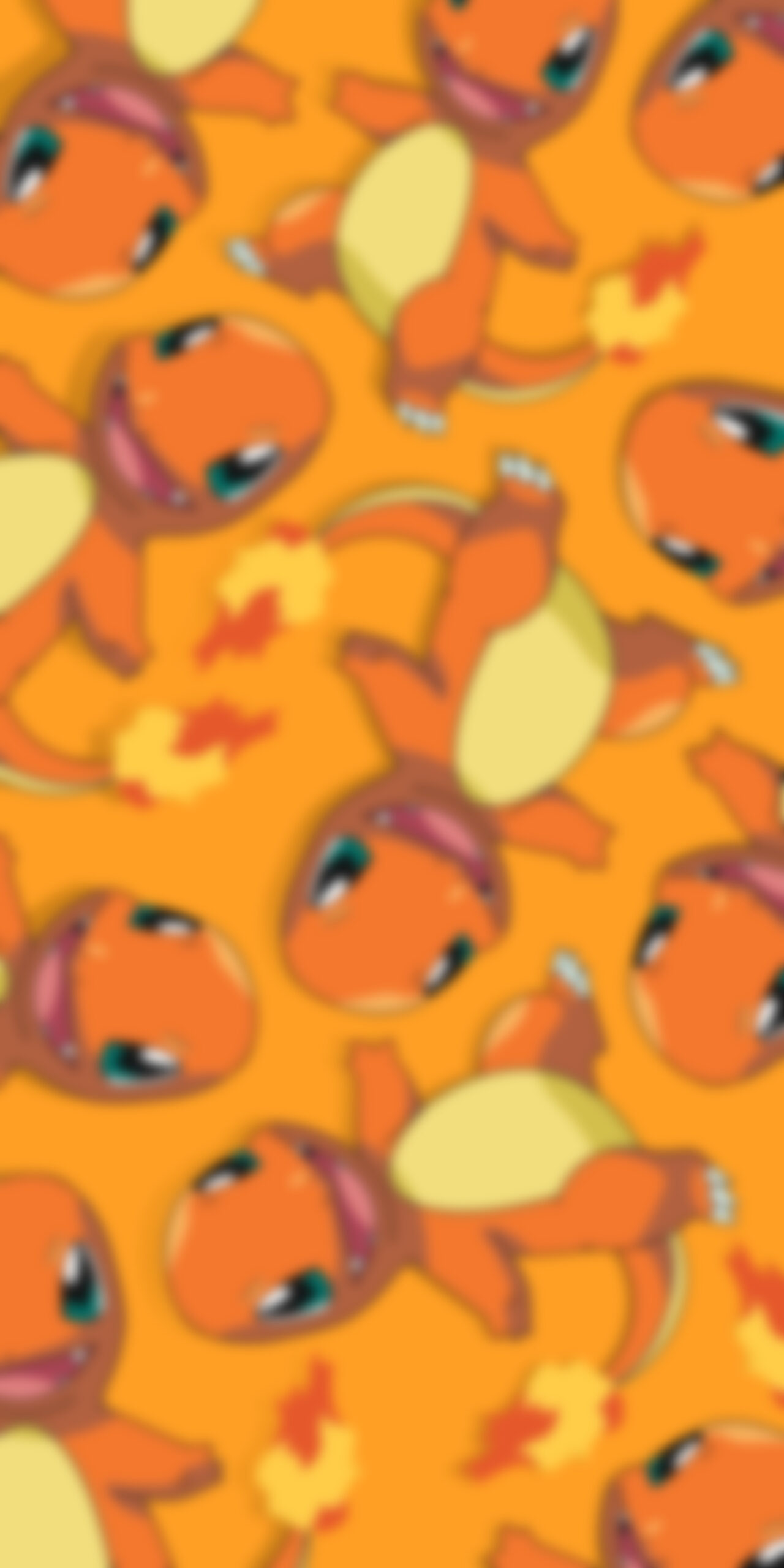 pokemon charmander orange blur wallpaper