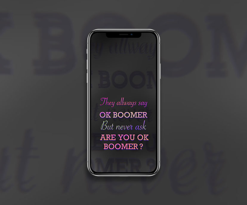 are you ok boomer black wallpapers collection