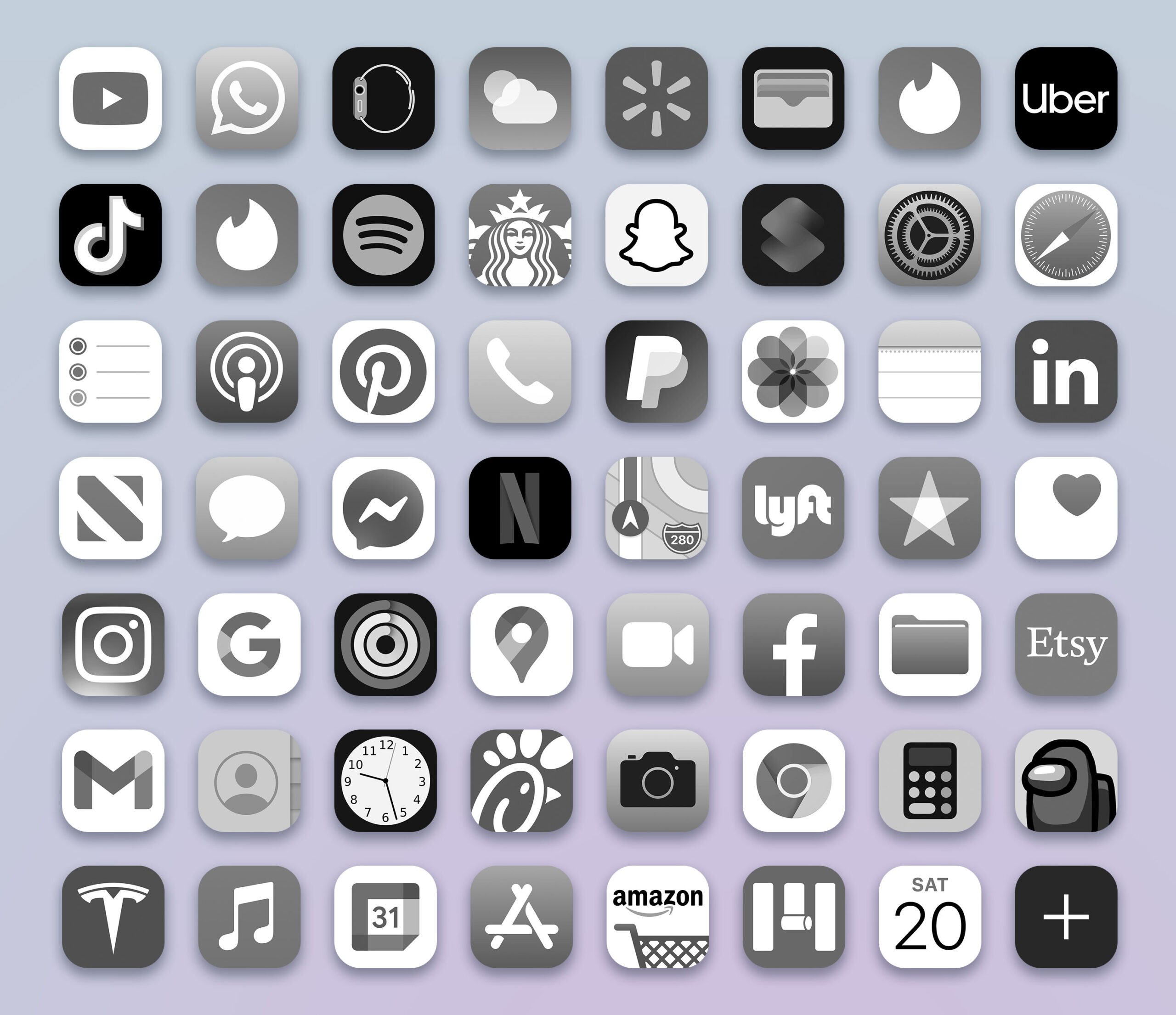 iphone app icons