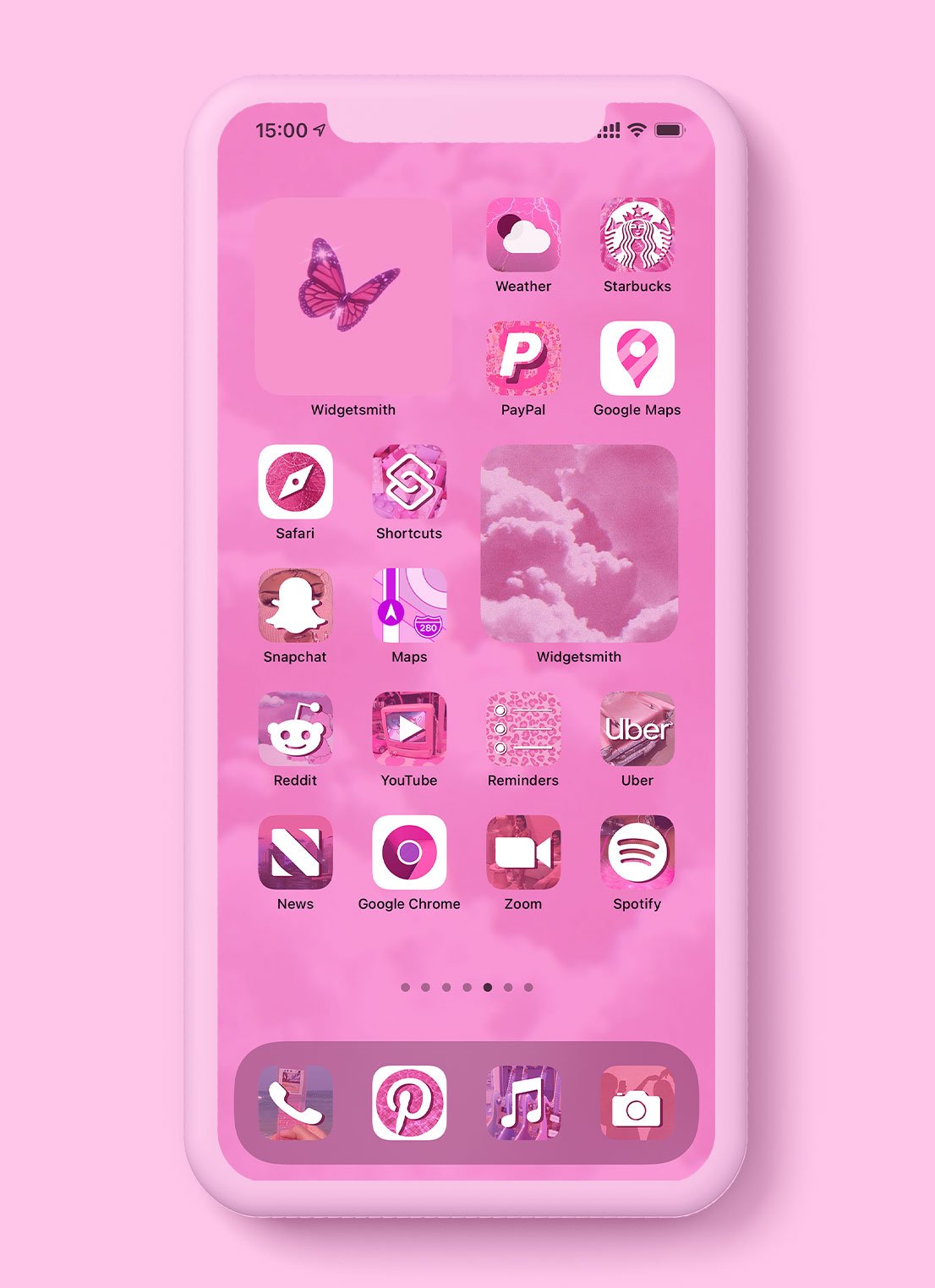 Pink Aesthetic App Icons - Aesthetic Pink Icons for iOS 14 FREE 💞