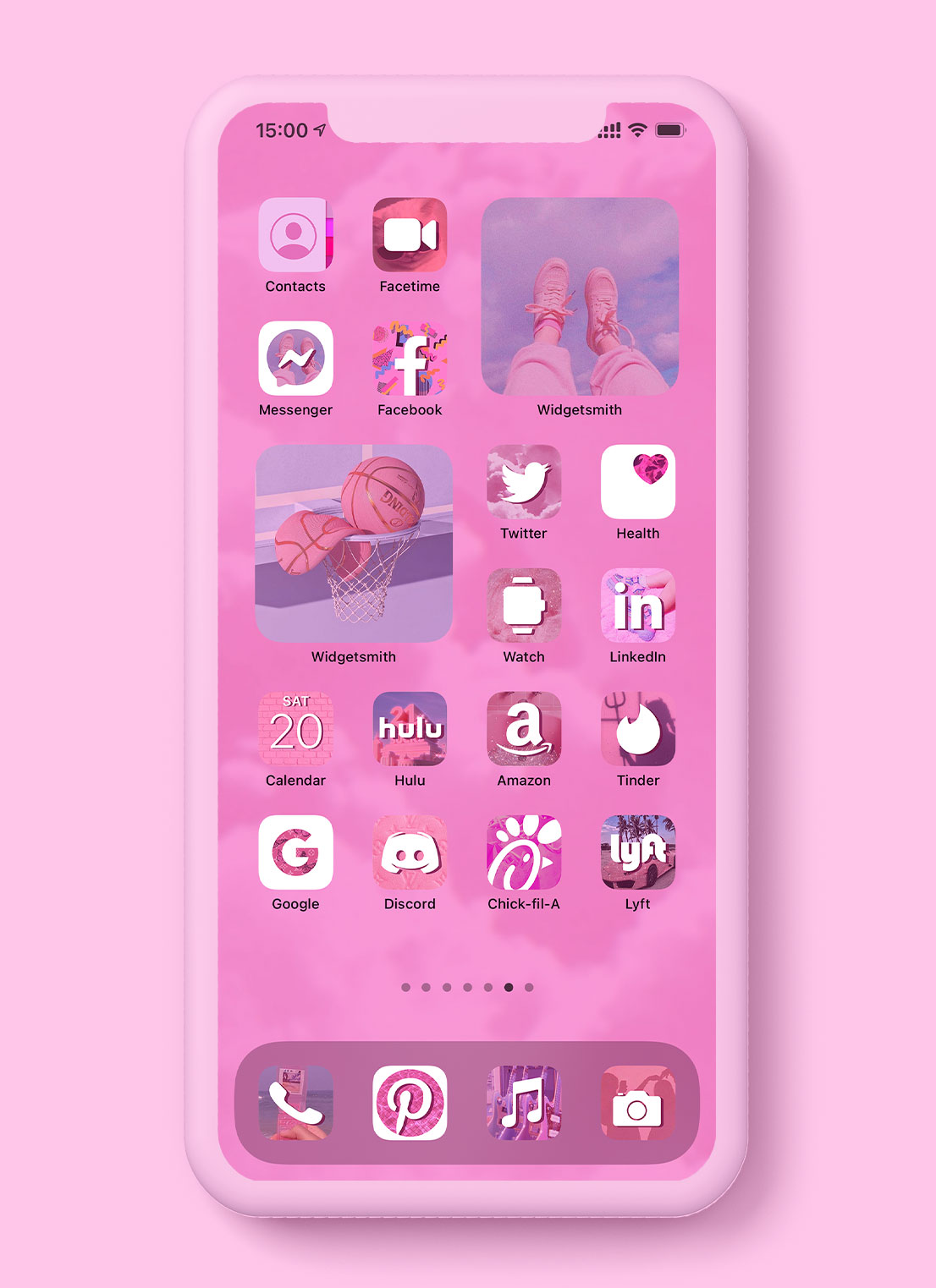 pink aesthetic app icons pack preview 4