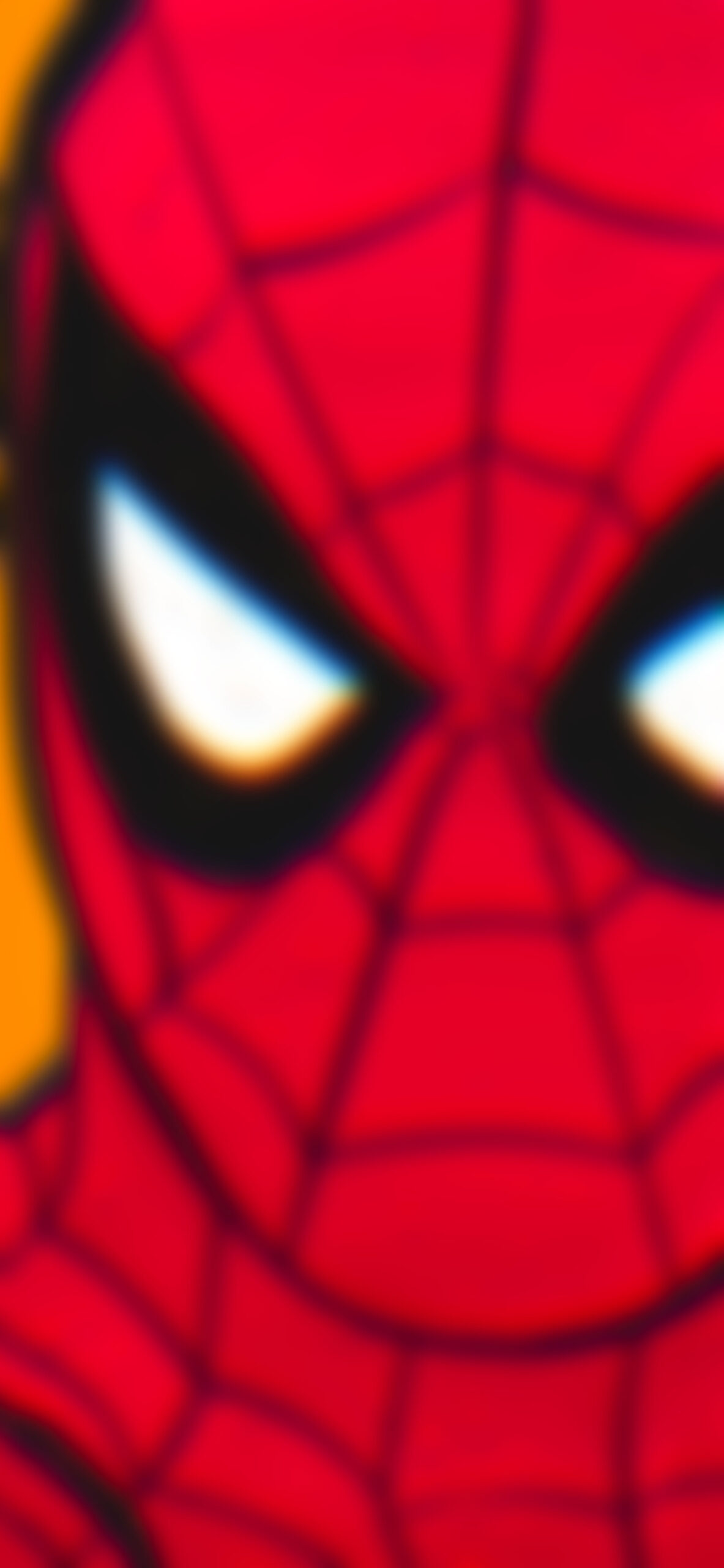 spiderman mask face close up red blur wallpaper