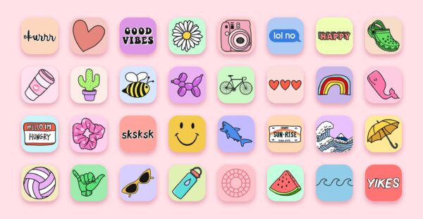 VSCO App Icons - Free App Icons for iPhone & Android - IOS 14 Theme💕