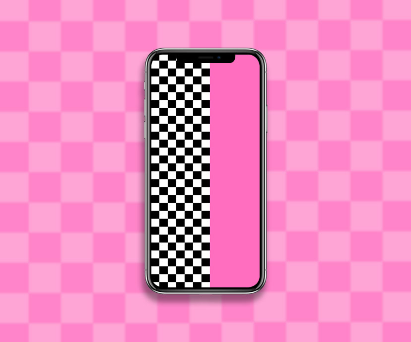 checkerboard and pink wallpapers collection
