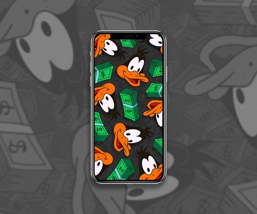 looney tunes daffy duck money wallpapers collection
