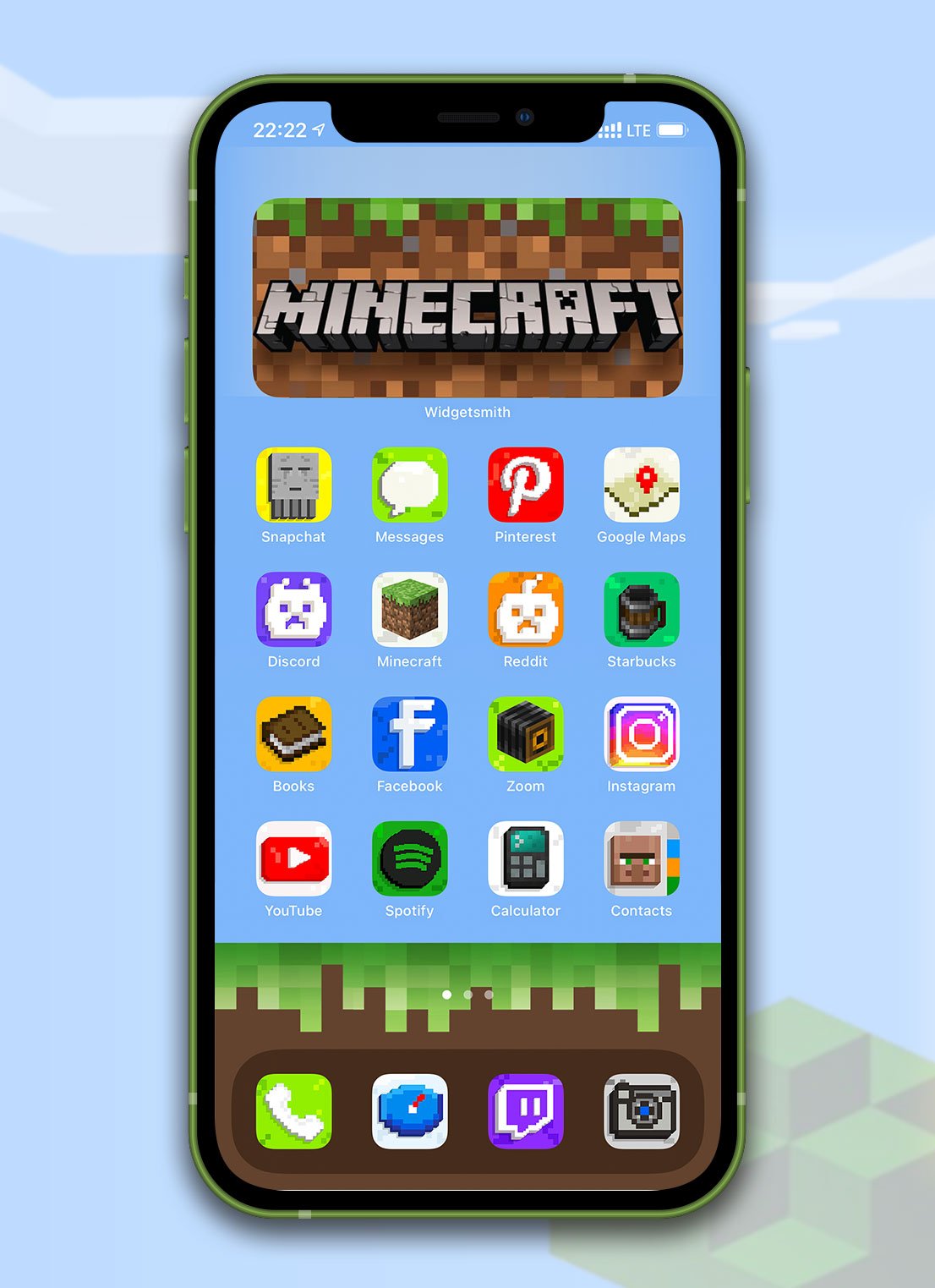 Minecraft App Icons - Free Aesthetic App Icons for iOS 14 & Android ⛏📲