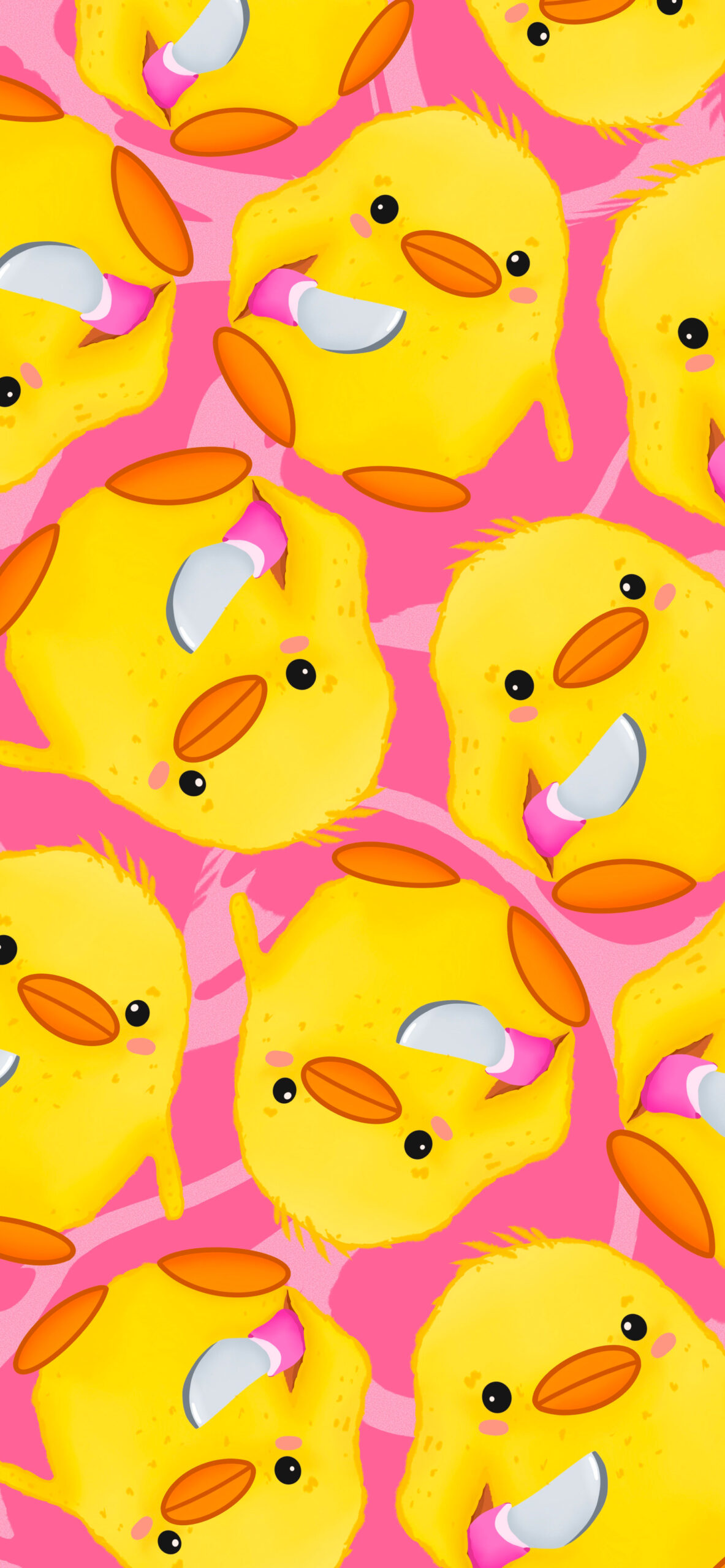 Duck with Knife Meme Wallpaper for Phone - Pink Wallpaper with Memes