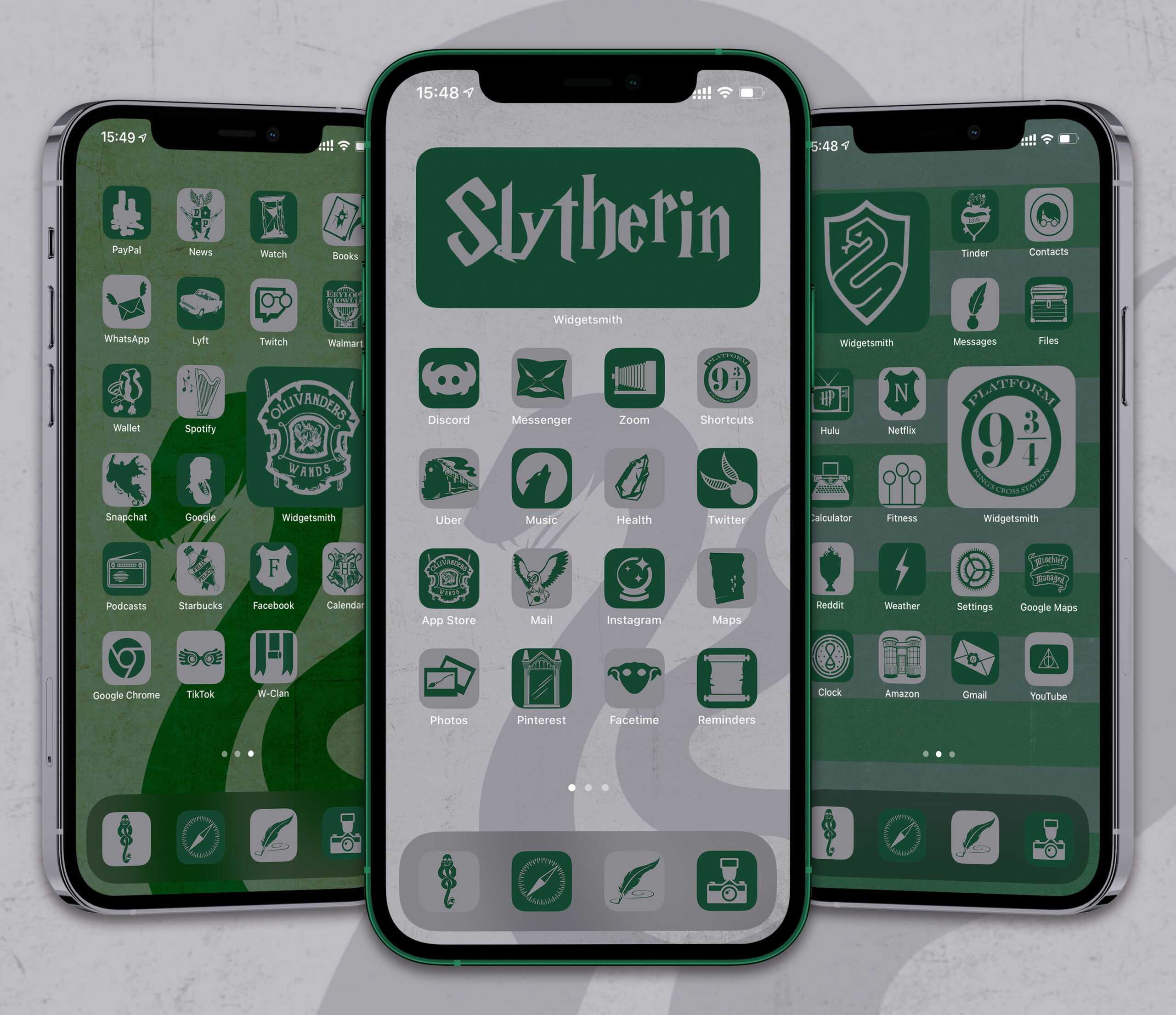 harry potter slytherin app icons pack preview 1