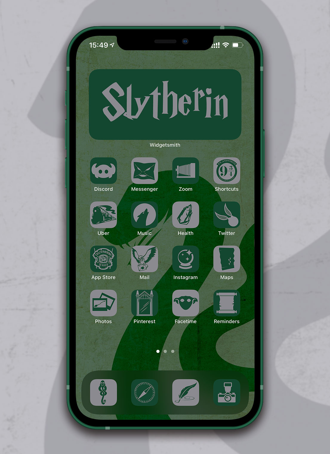 harry potter slytherin app icons pack preview 2