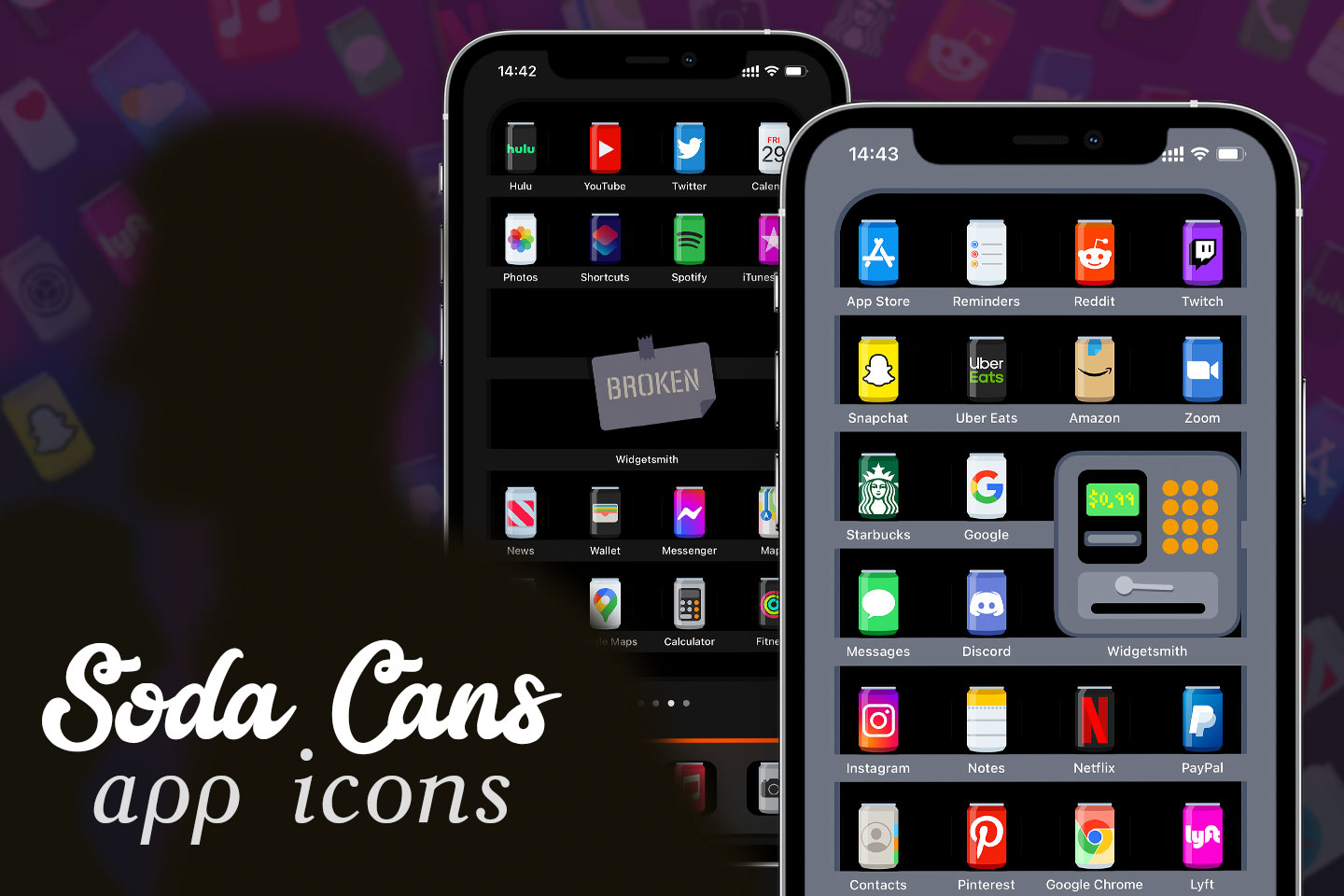 soda cans ios app icons pack