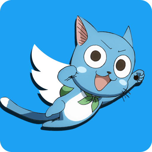 Anime cat icon for an app