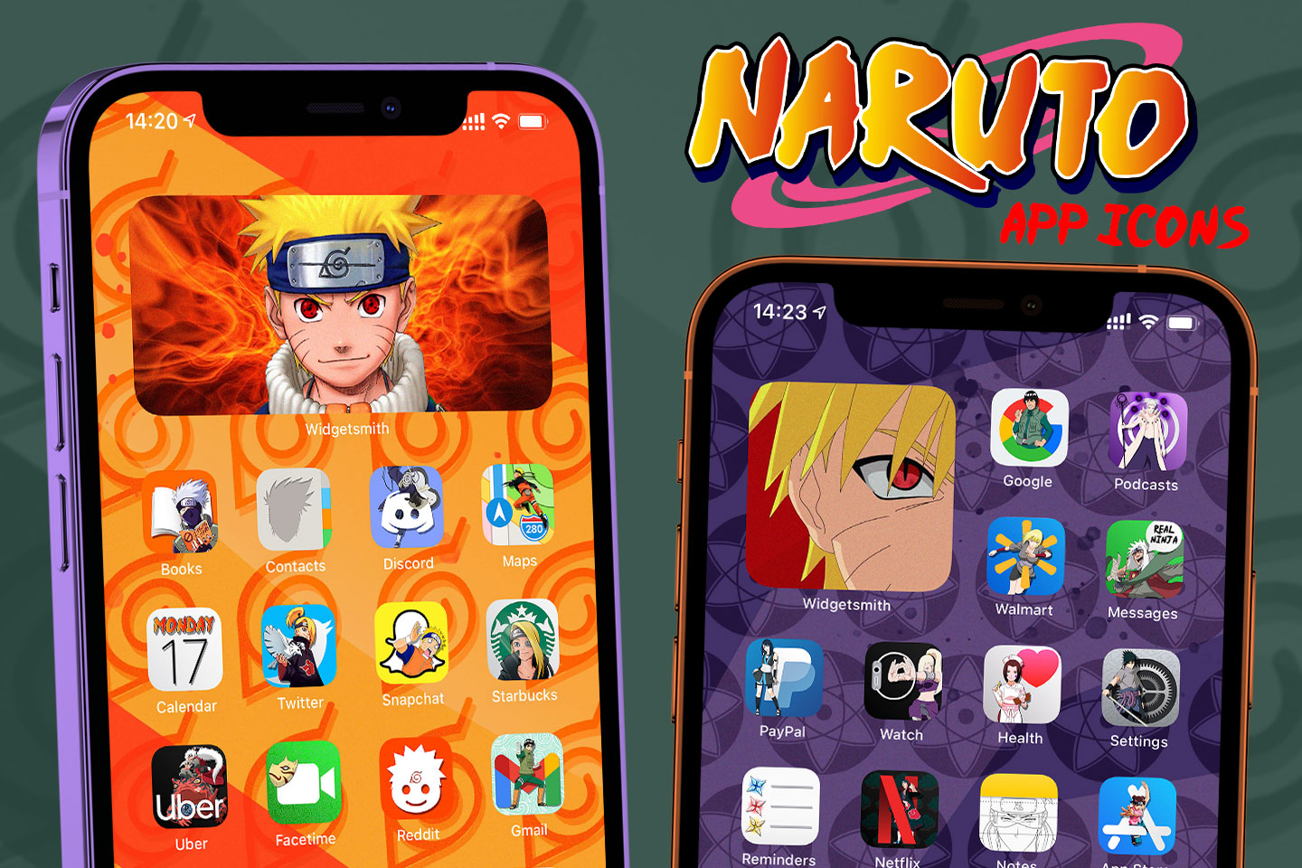 Paquete de iconos de la aplicación Naruto