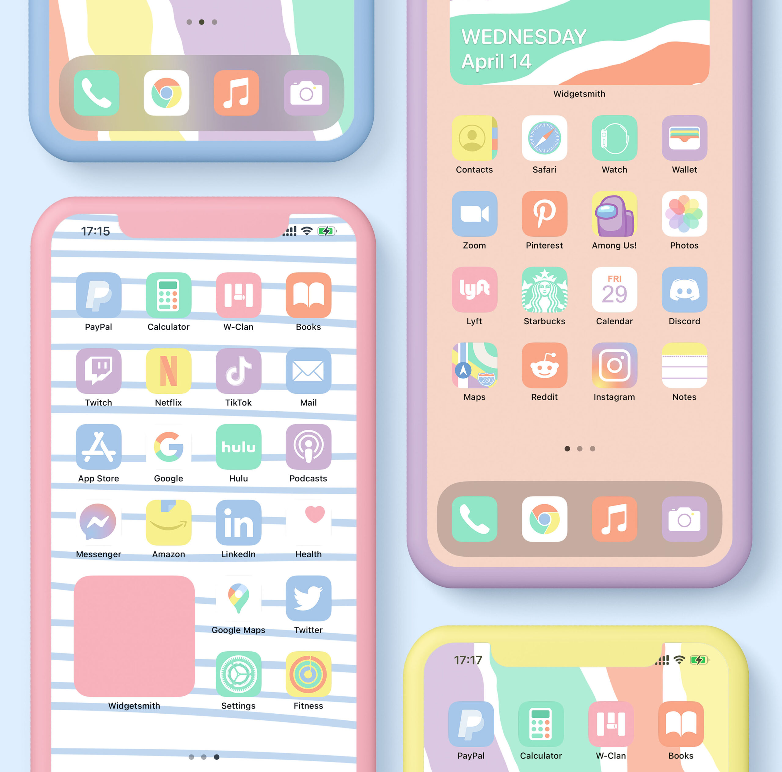 pastel ios app icons pack preview 1