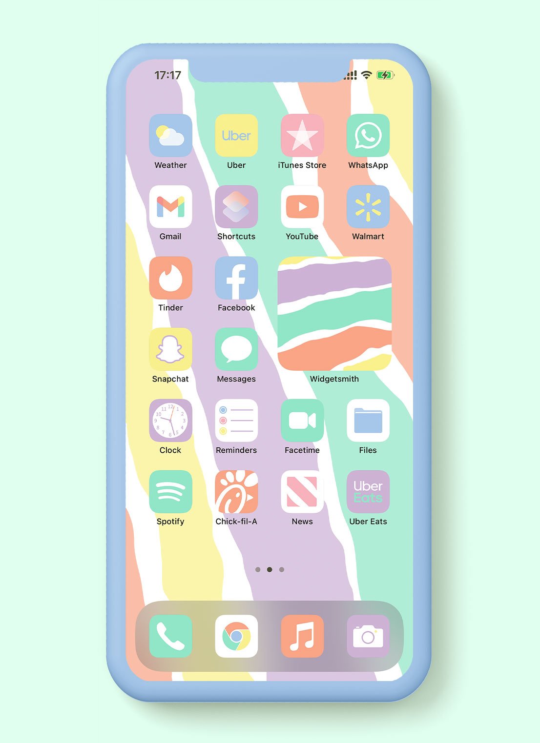 Phone Icon Aesthetic Green Pastel - img-ultra