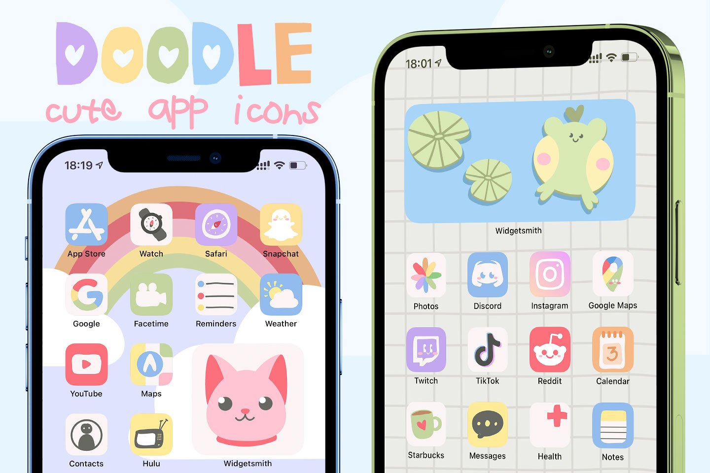 500 Kawaii App Icons Pack for iPhone Ios 14 Cute Ios Icons 