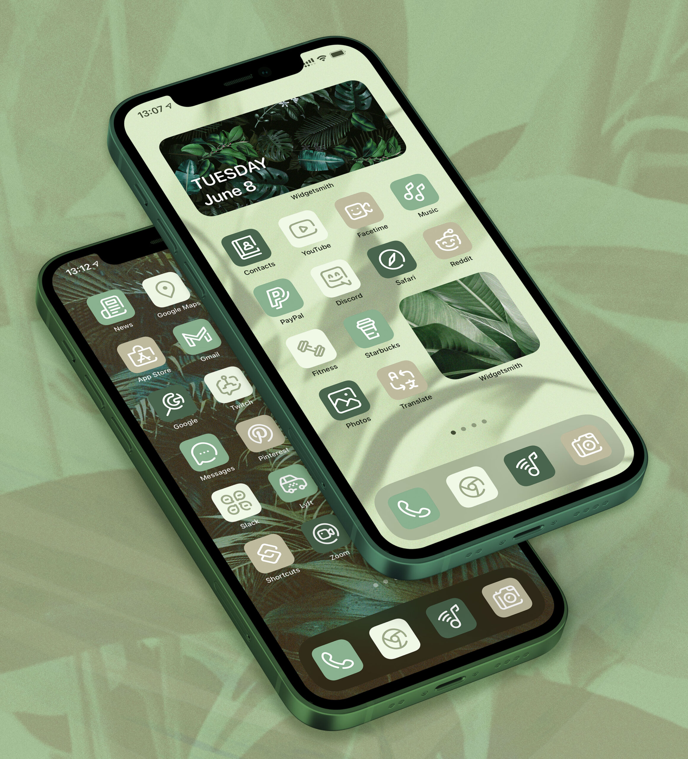 forest green app icons pack preview 1