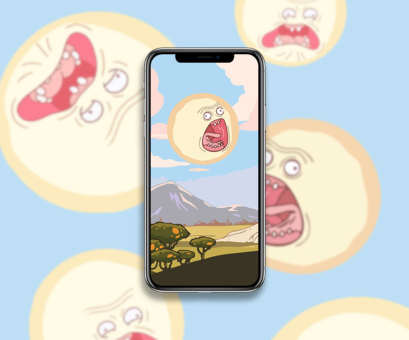 rick and morty screaming sun wallpapers collection