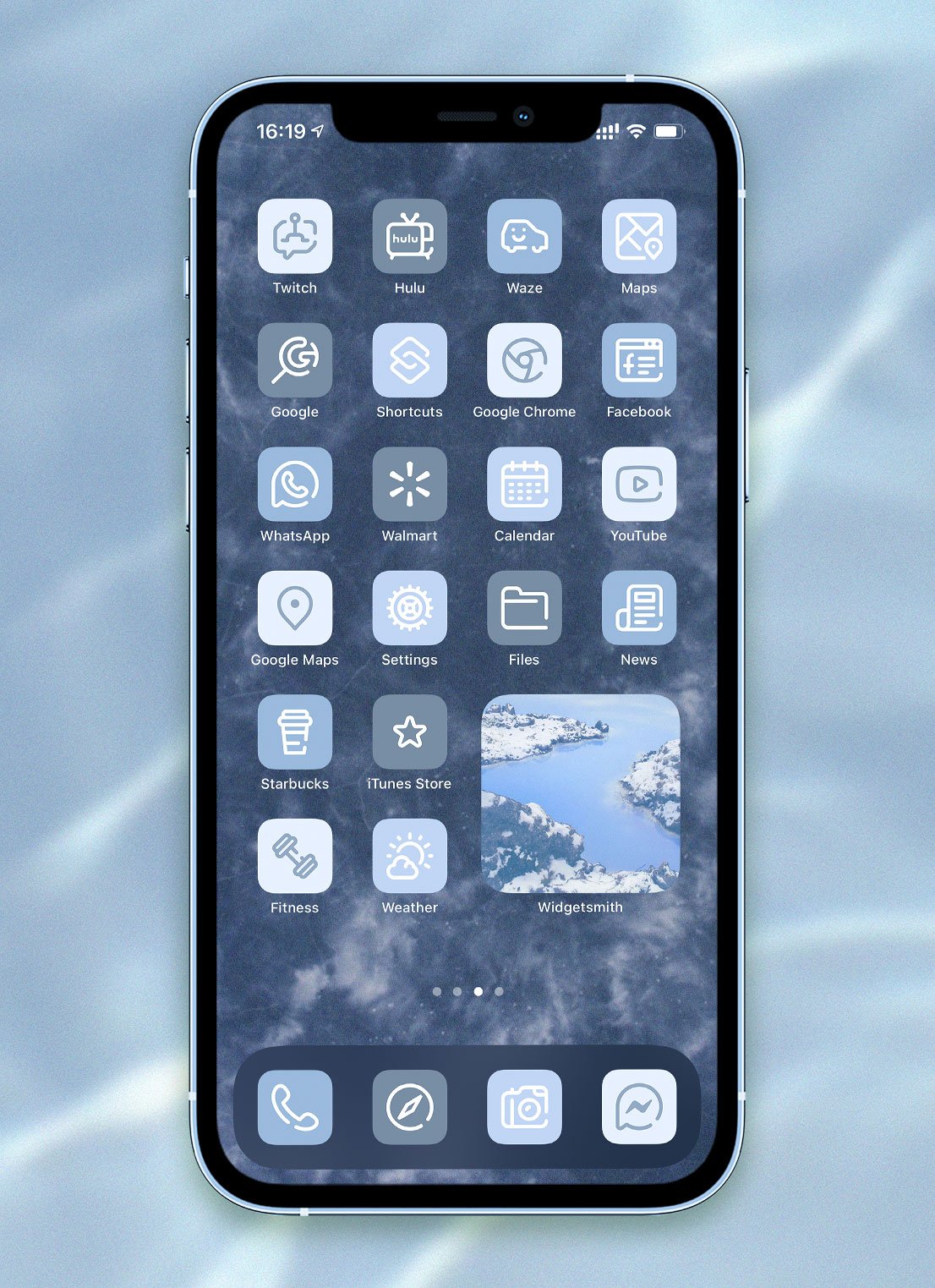 Light Blue App Icons for iOS 14 & Android - Free Aesthetic Baby Blue Icons