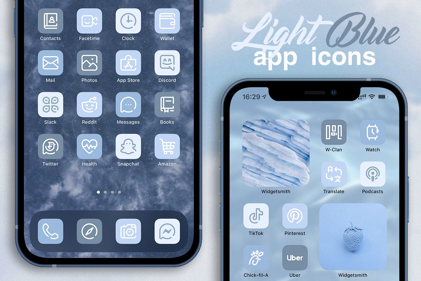 popular app icons blue