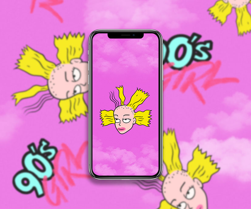 rugrats cynthia pickles doll pink wallpapers collection