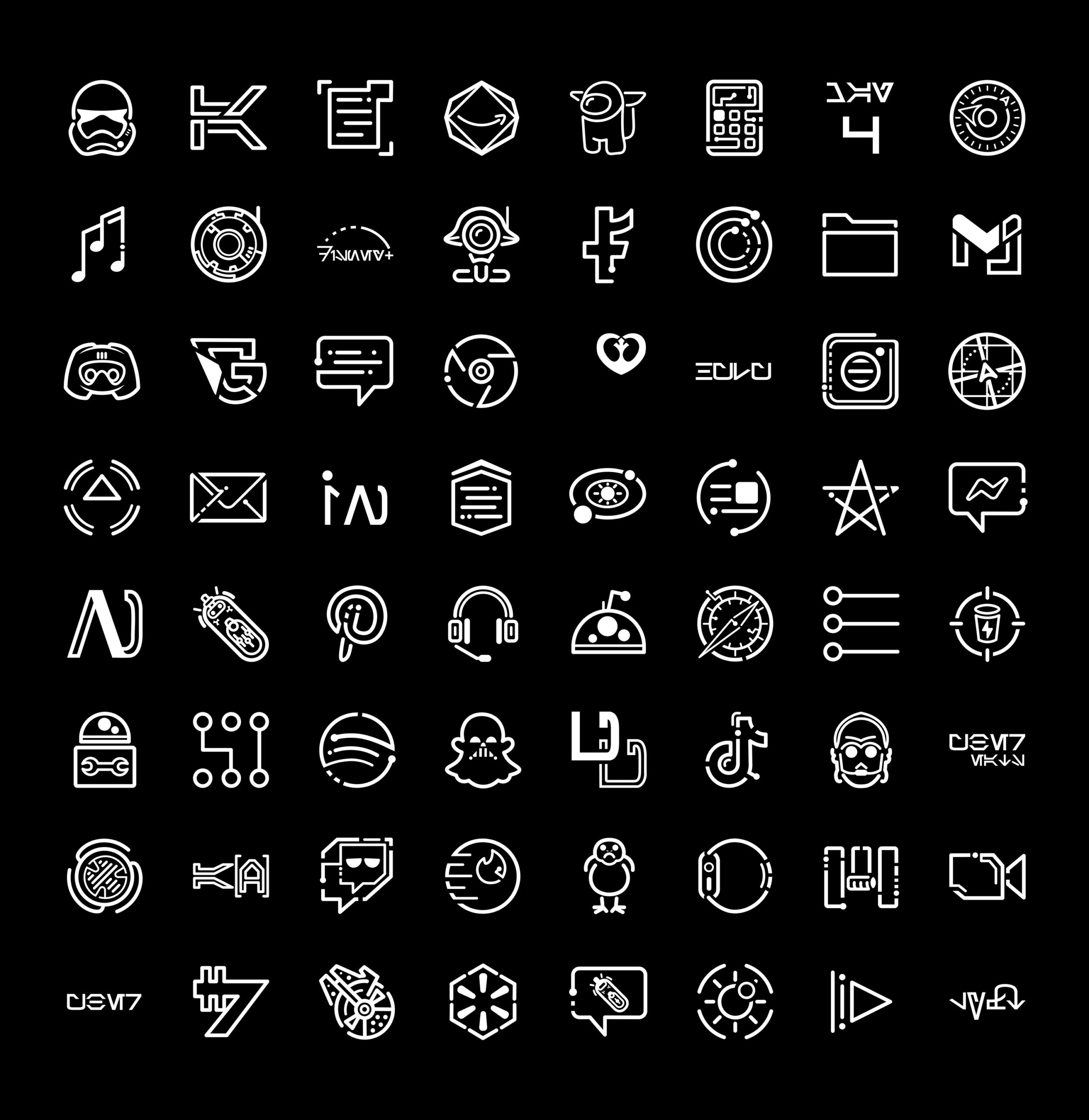 star wars datapad app icons pack preview 2