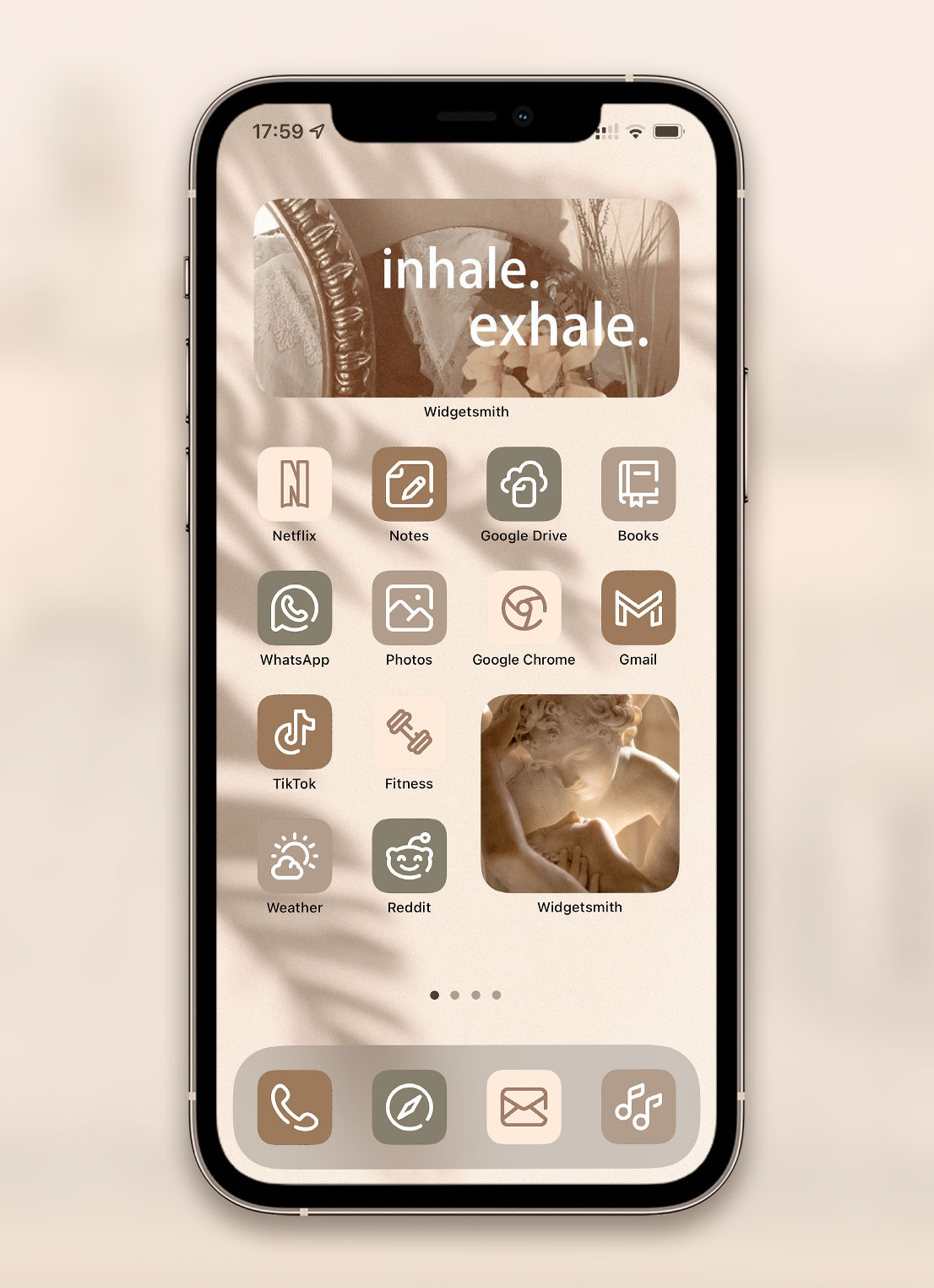 light brown app icons pack preview 3