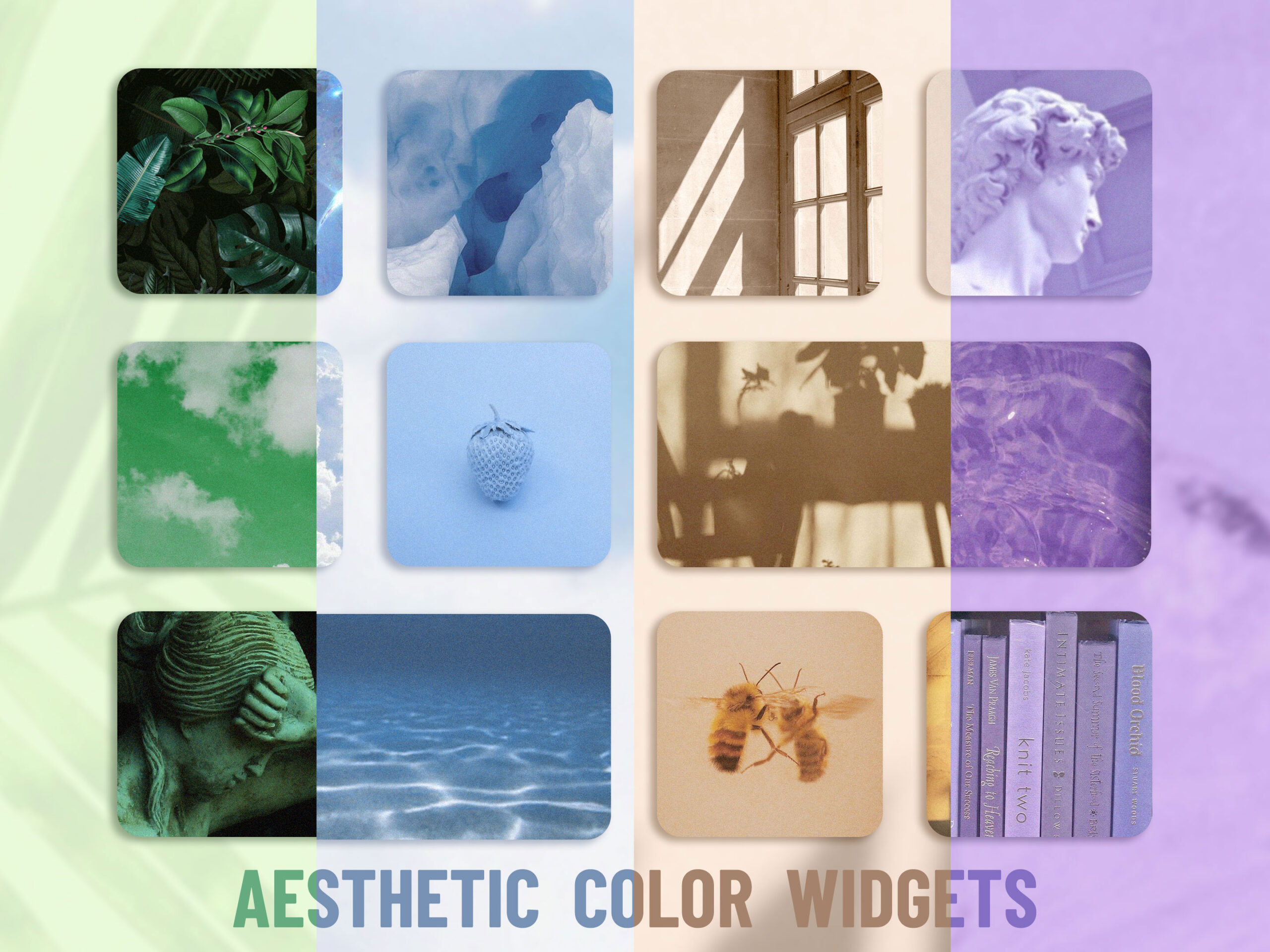 aesthetic color widgets ios 14