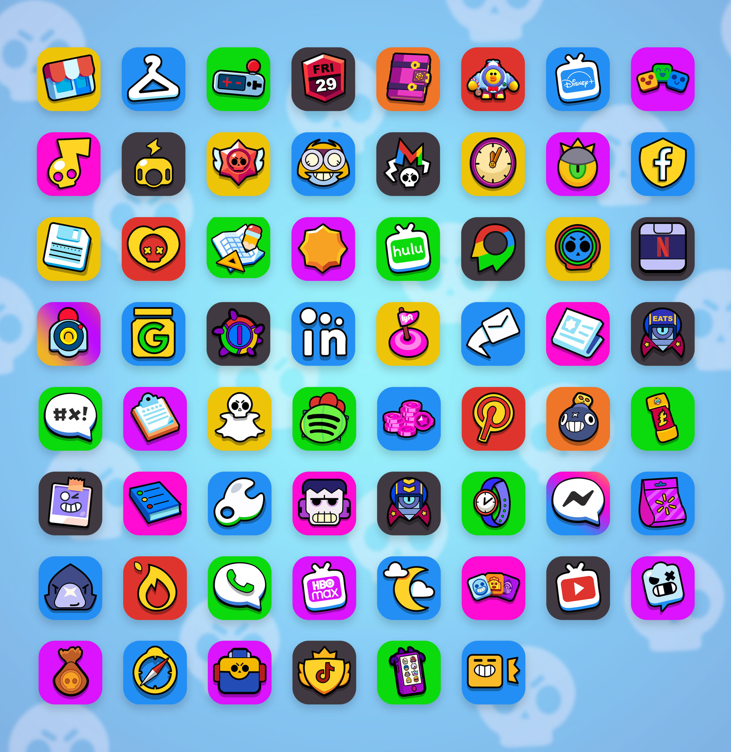 brawl stars app icons pack preview 2