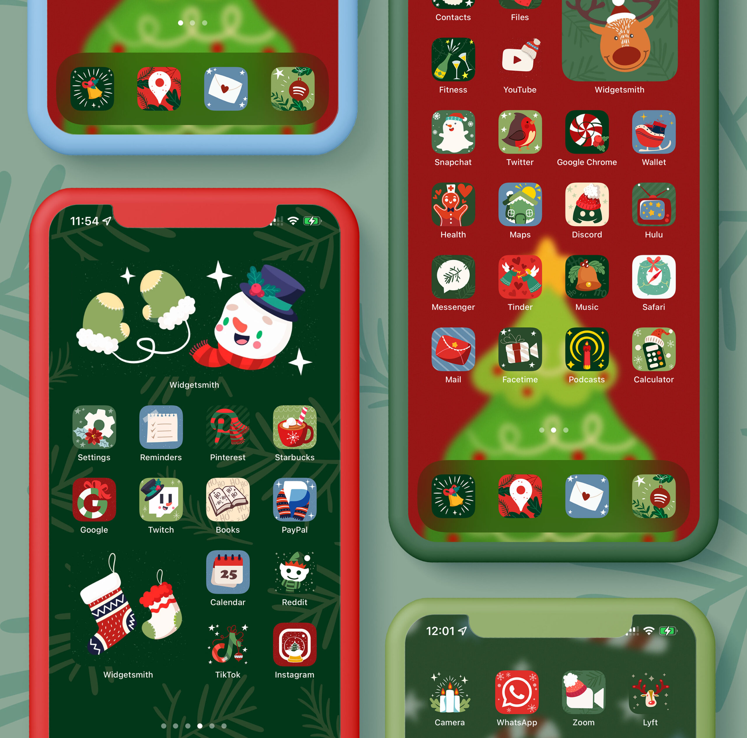 christmas app icons pack preview 1