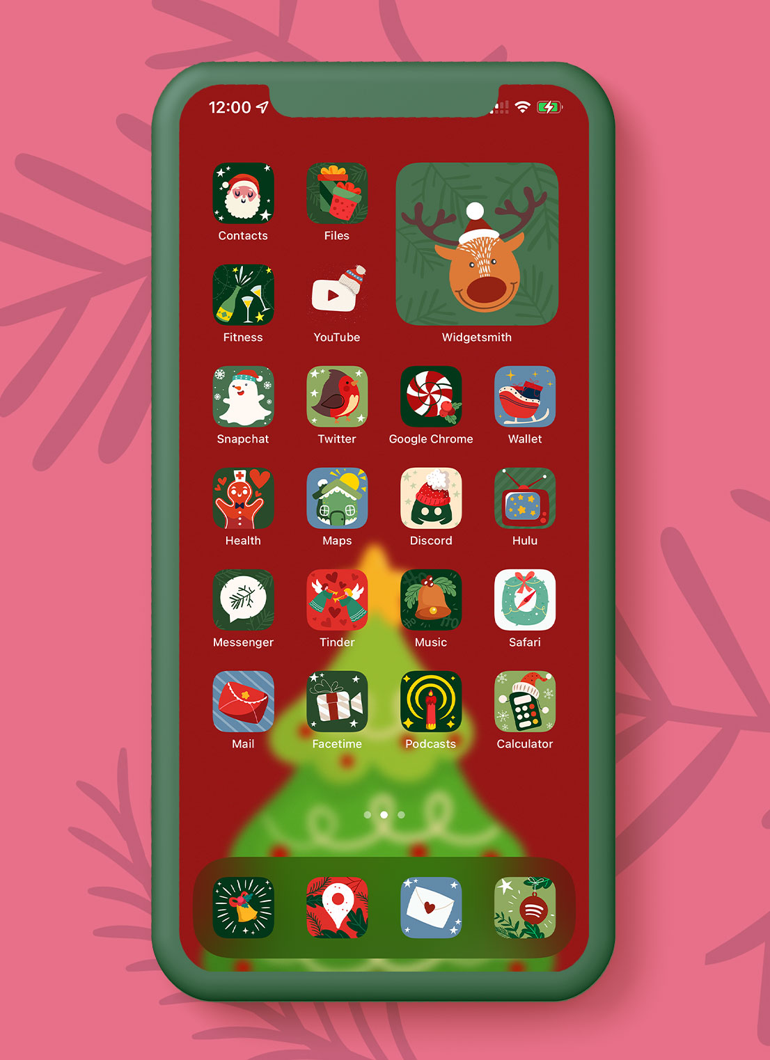 christmas app icons pack preview 3