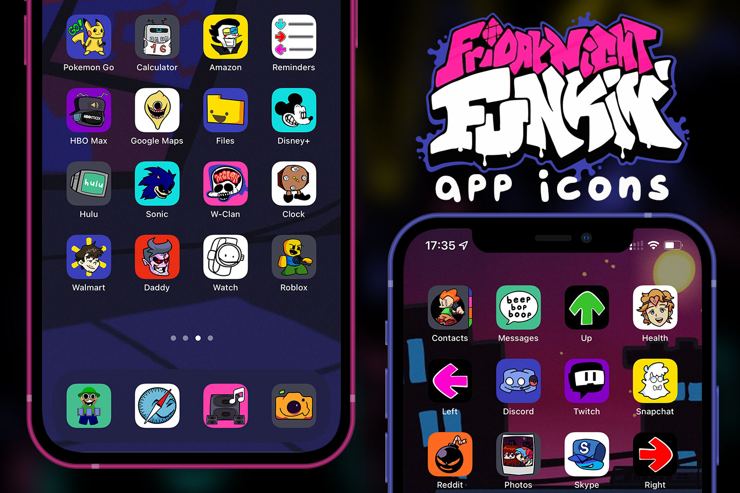 friday night funkin app icons pack