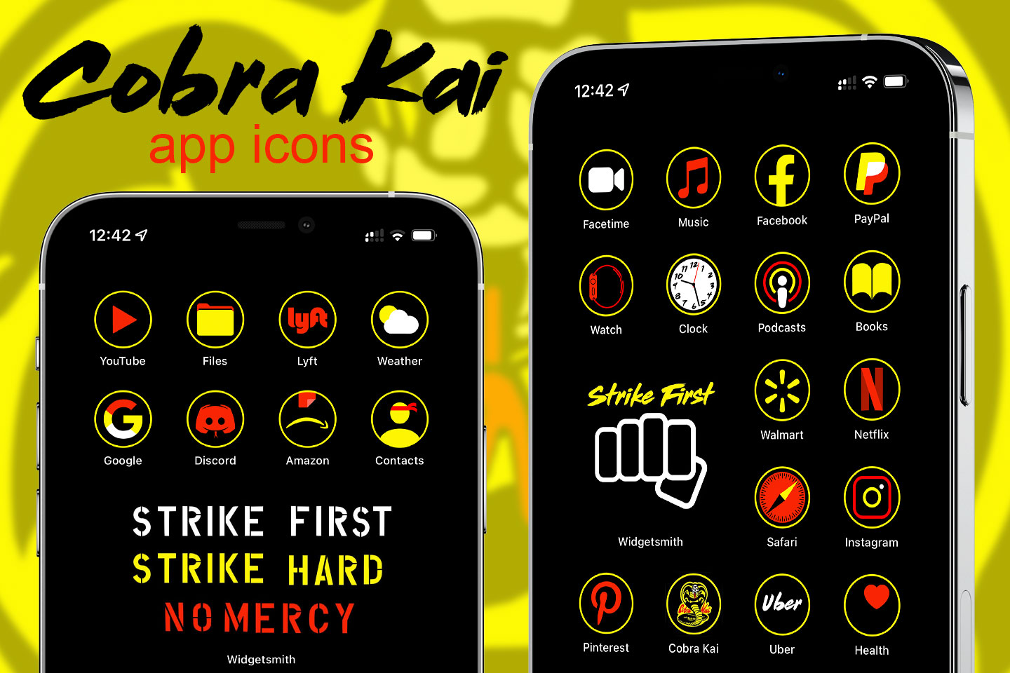 Paquete de iconos de la aplicación Cobra Kai