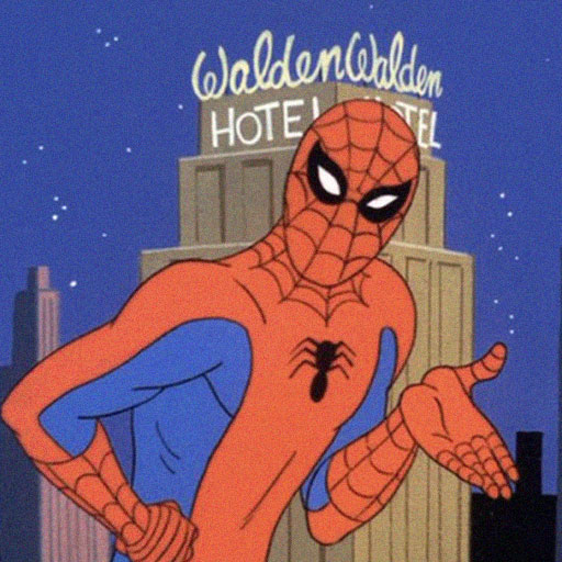 60's Spider-Man PFP Funny - Spider-Man Meme PFP - Funny Profile Pics
