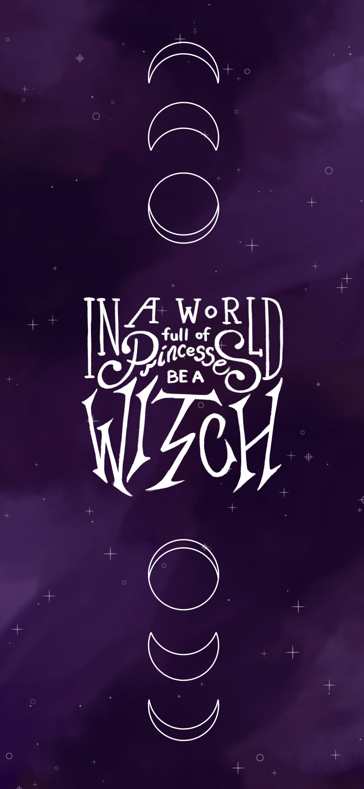 purple witchy wallpaper