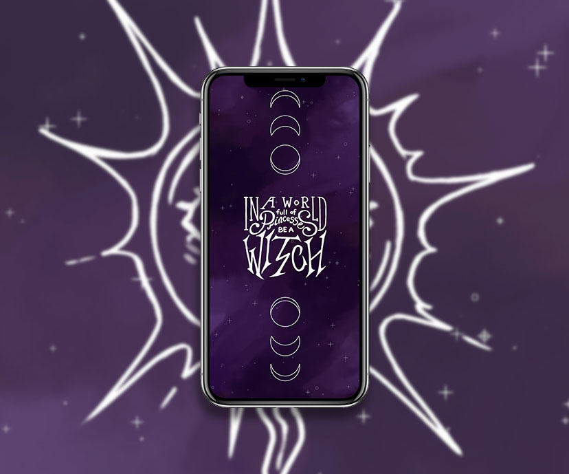 purple witchy wallpapers collection