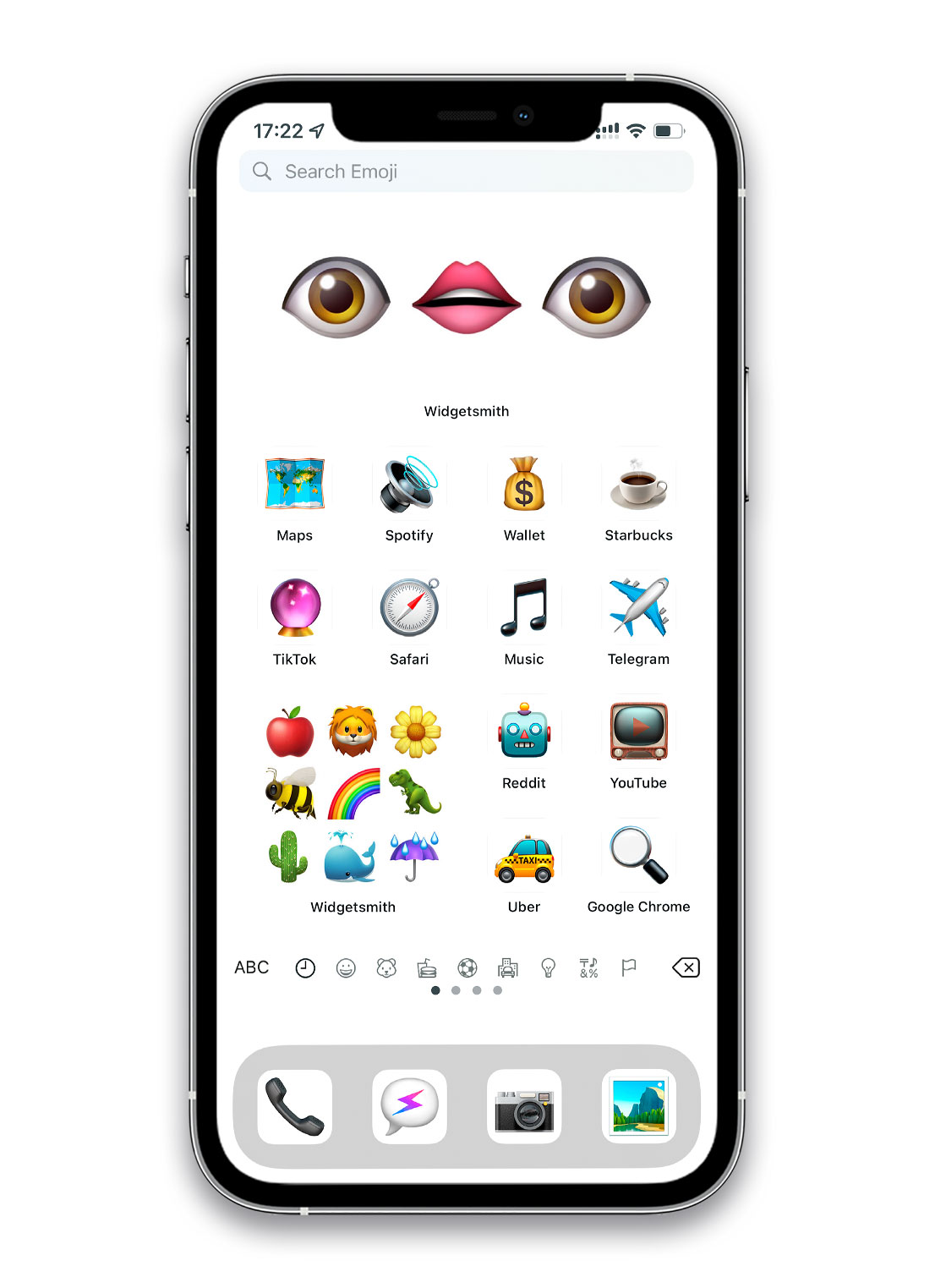 white ios emoji app icons pack preview 3