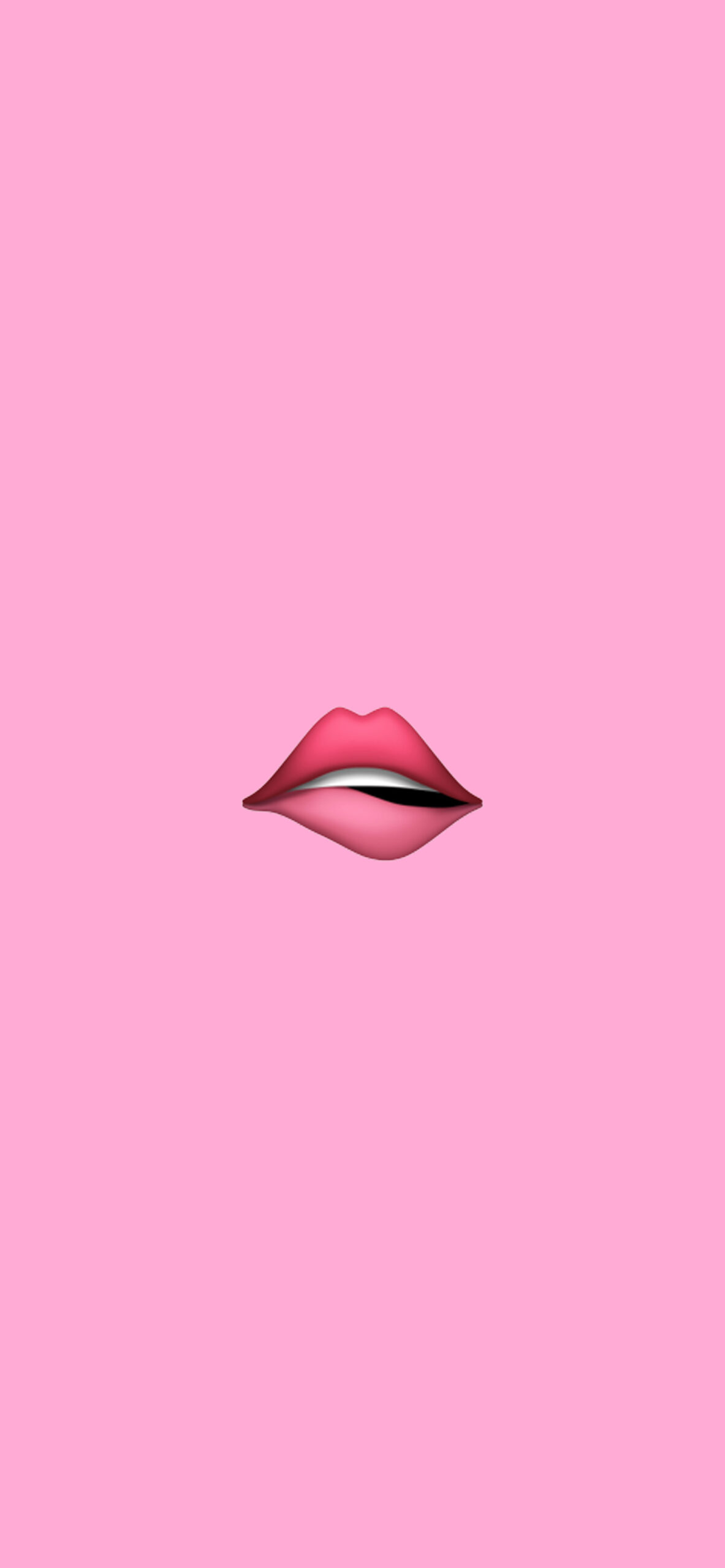 biting lip polish emoji aesthetic wallpaper