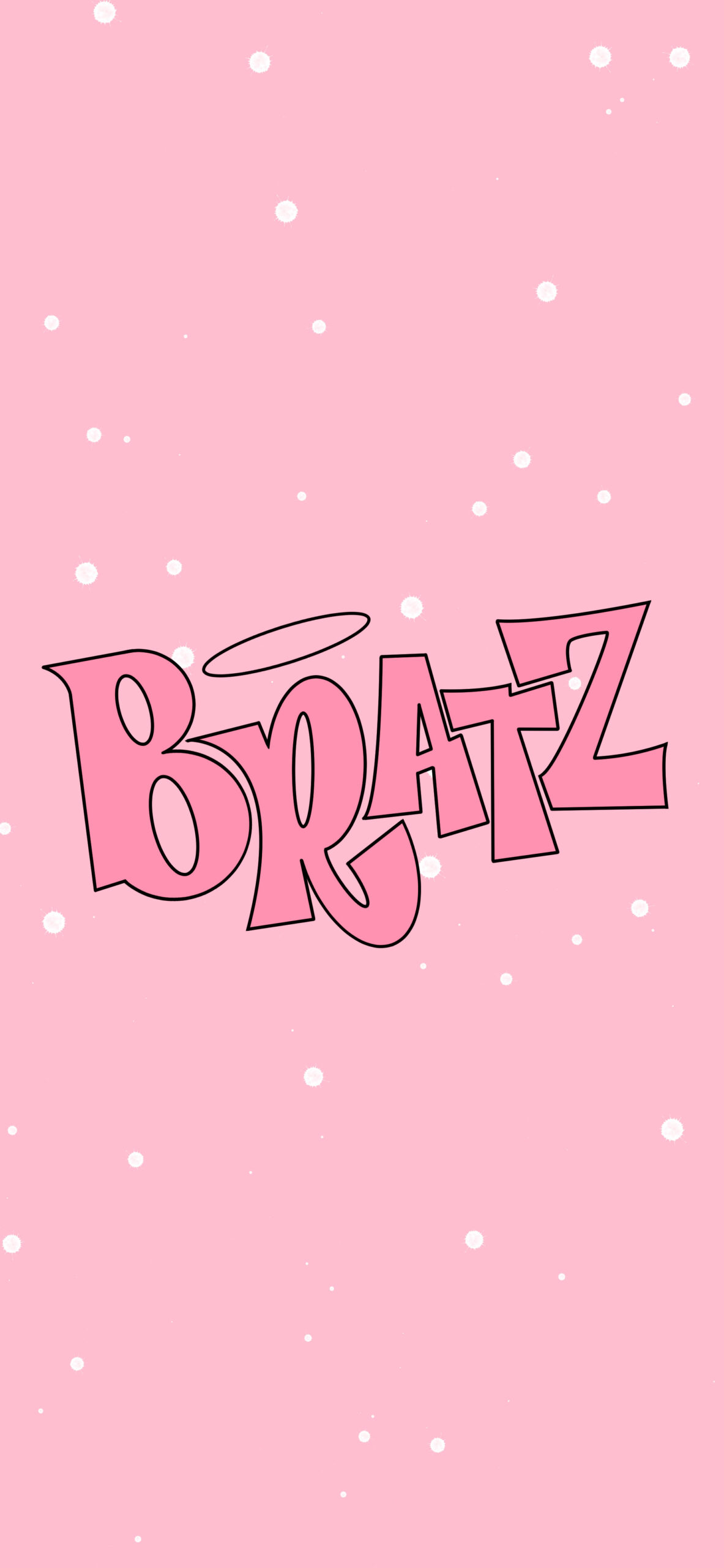 bratz logo pink wallpaper 2