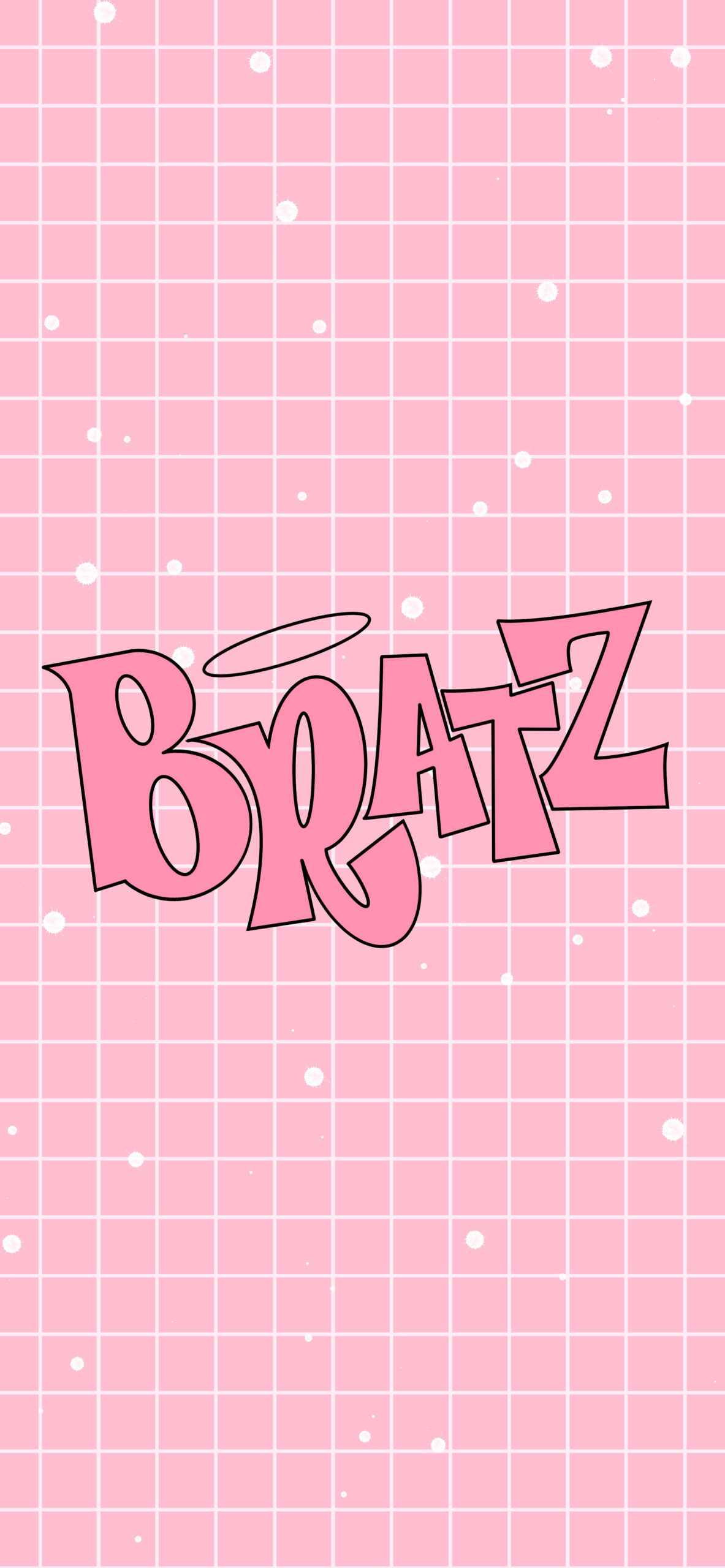 bratz logo pink wallpaper