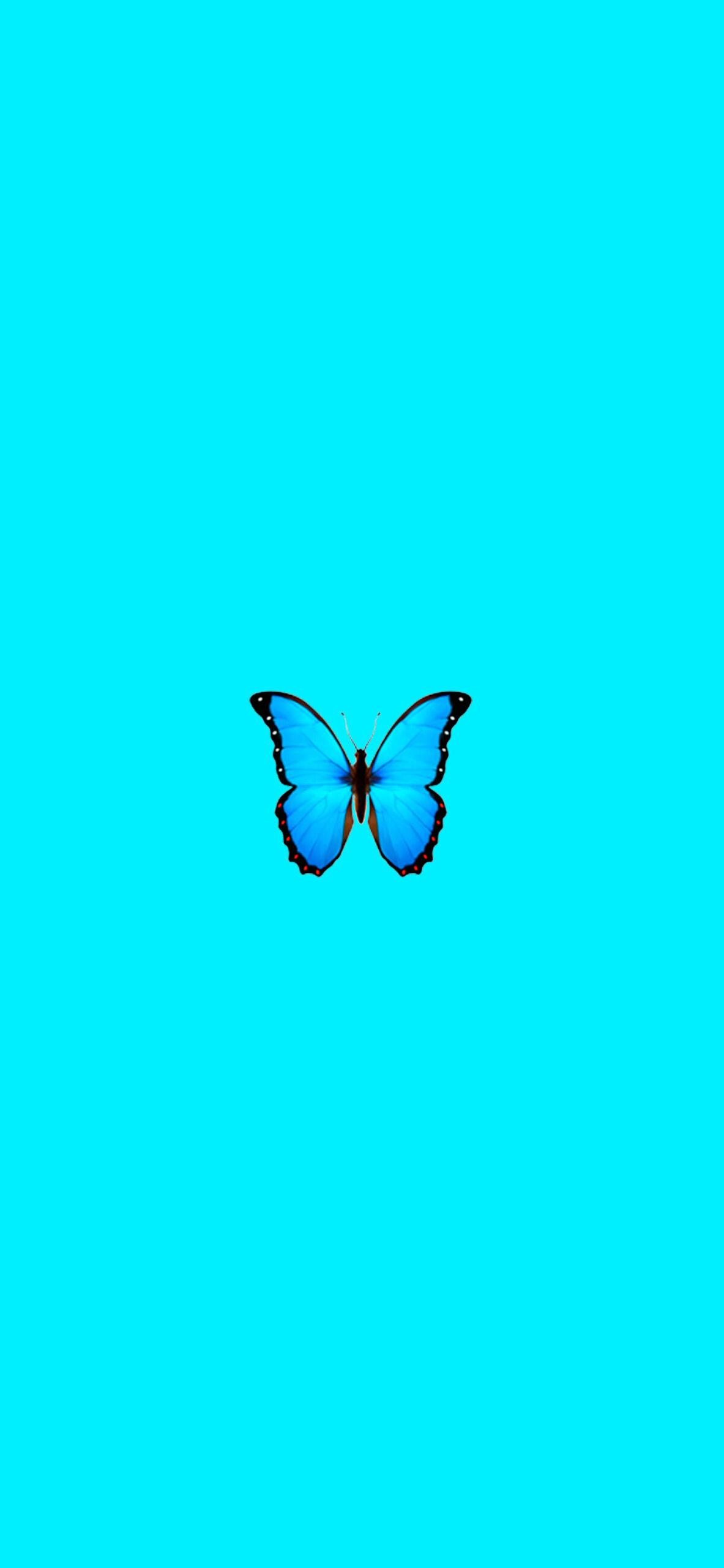 butterfly emoji aesthetic wallpaper