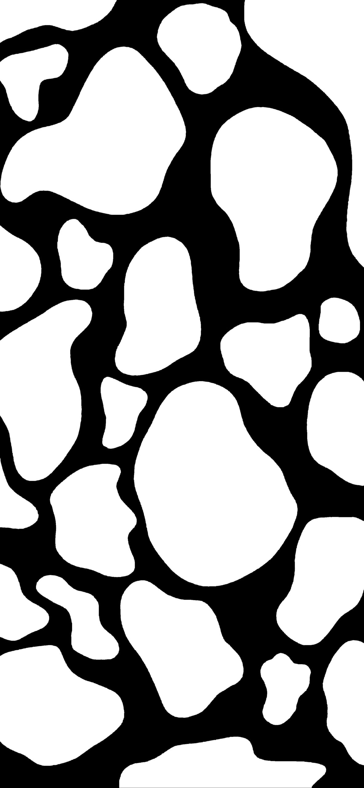 Cow Pattern Wallpapers - Aesthetic Black And White Wallpaper for Phone