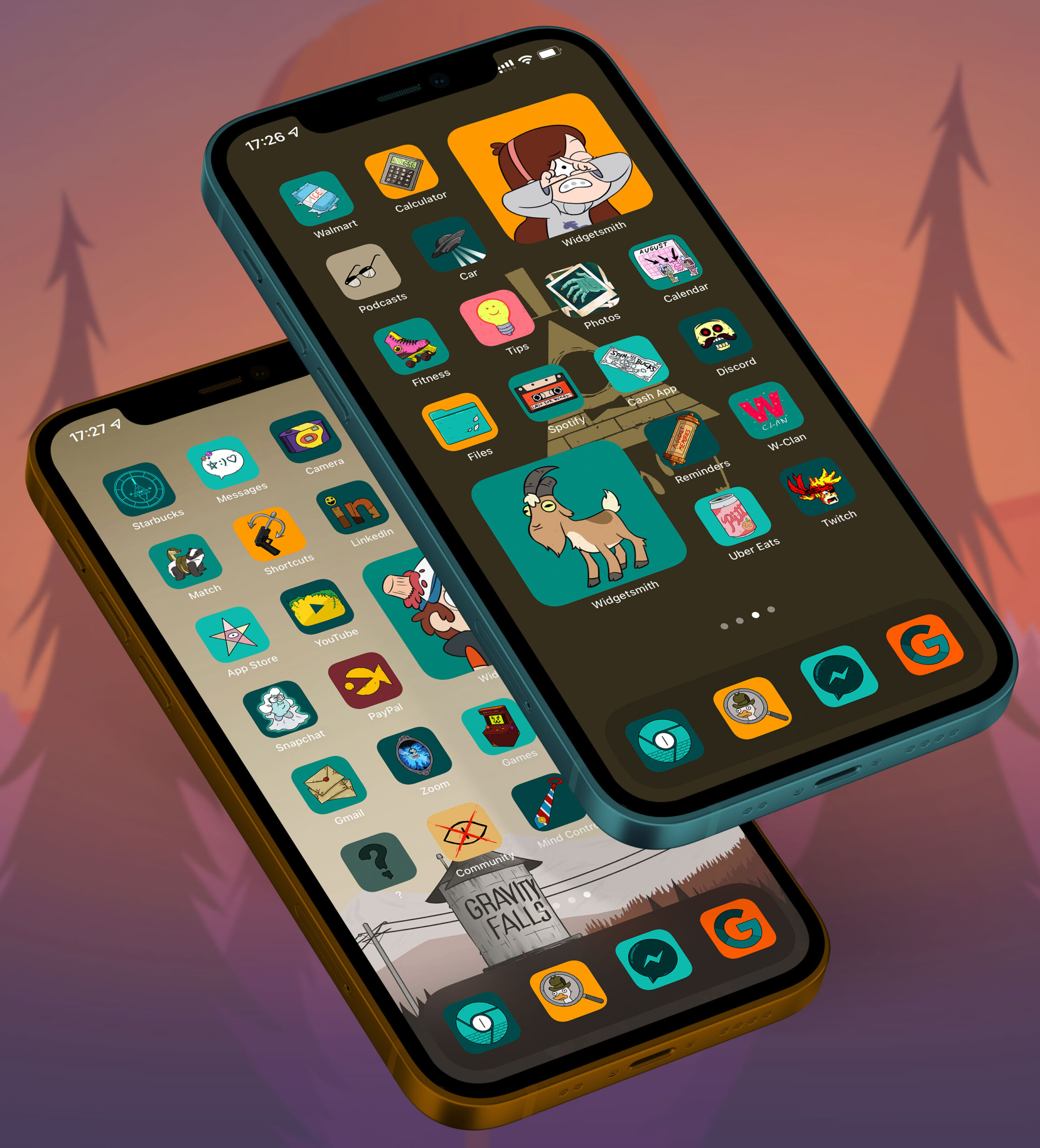 gravity falls app icons pack preview 1