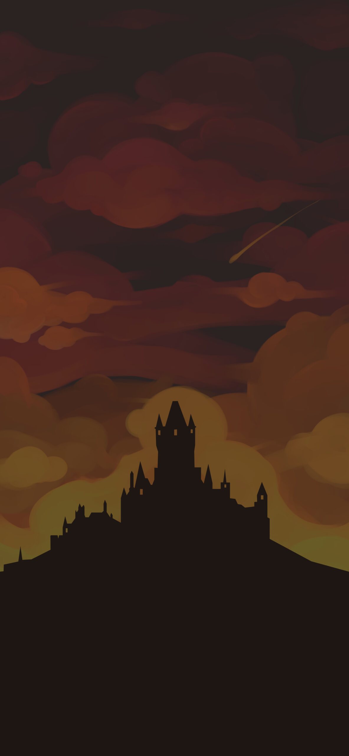 gothic castle dark background