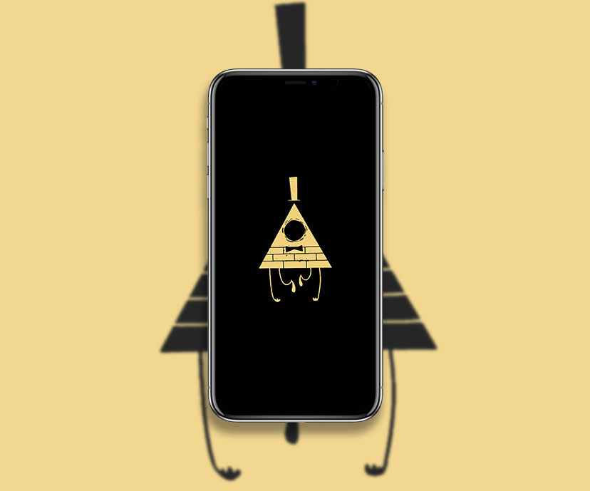 gravity falls bill cipher minimalist wallpapers collection